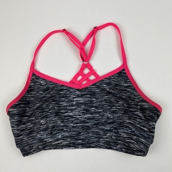 SO Sports Bra Womens Medium Black Pink - Picture 1 of 8